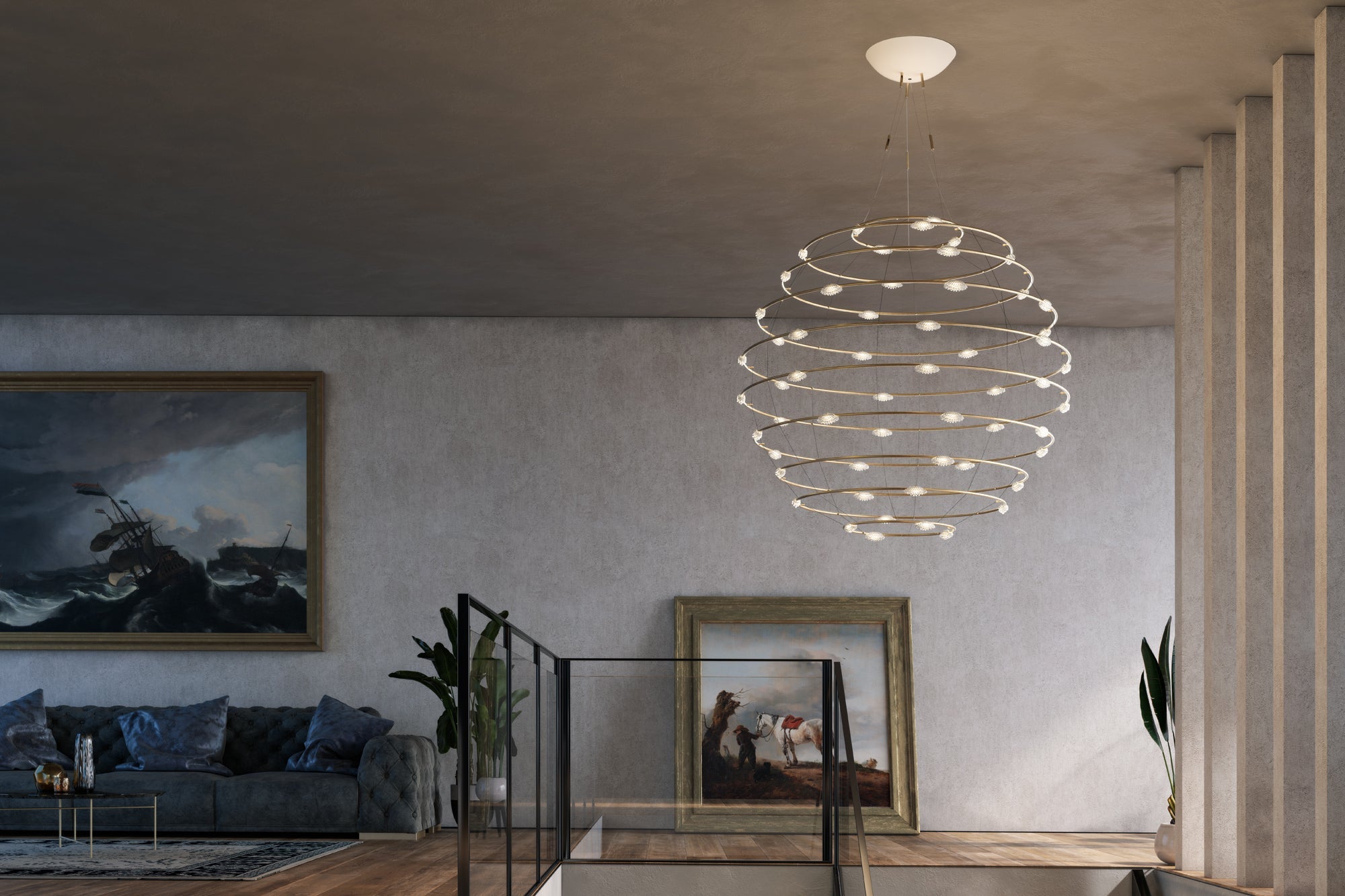 Catellani & Smith - 56 Petits Bijoux Hanglamp Wit / Messing - KOOT