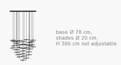 Catellani & Smith - Gold Moon Kroonluchters 20 Hanglamp Goud - KOOT
