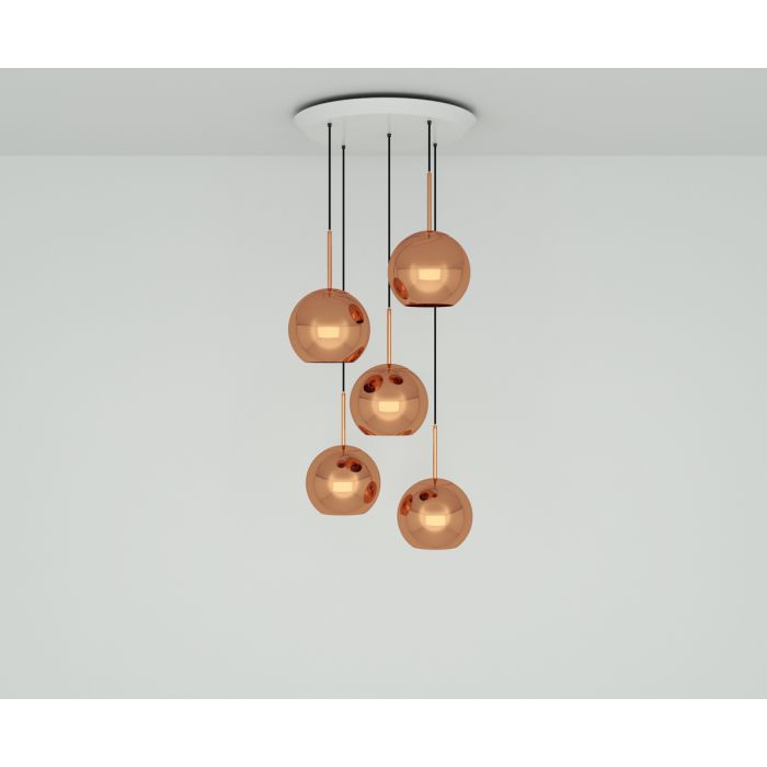 Tom Dixon - Copper 250mm Round LED Koper - KOOT