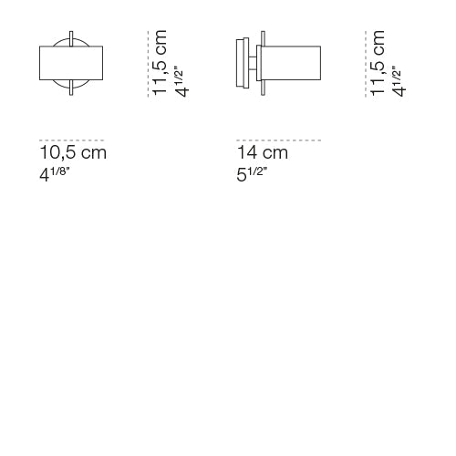 Cini & Nils - Componi75 uno parete Wandlamp - KOOT