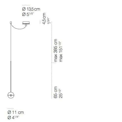 Cini & Nils - Convivio new led sopratavolo decentrata plafondlamp/hanglamp - KOOT