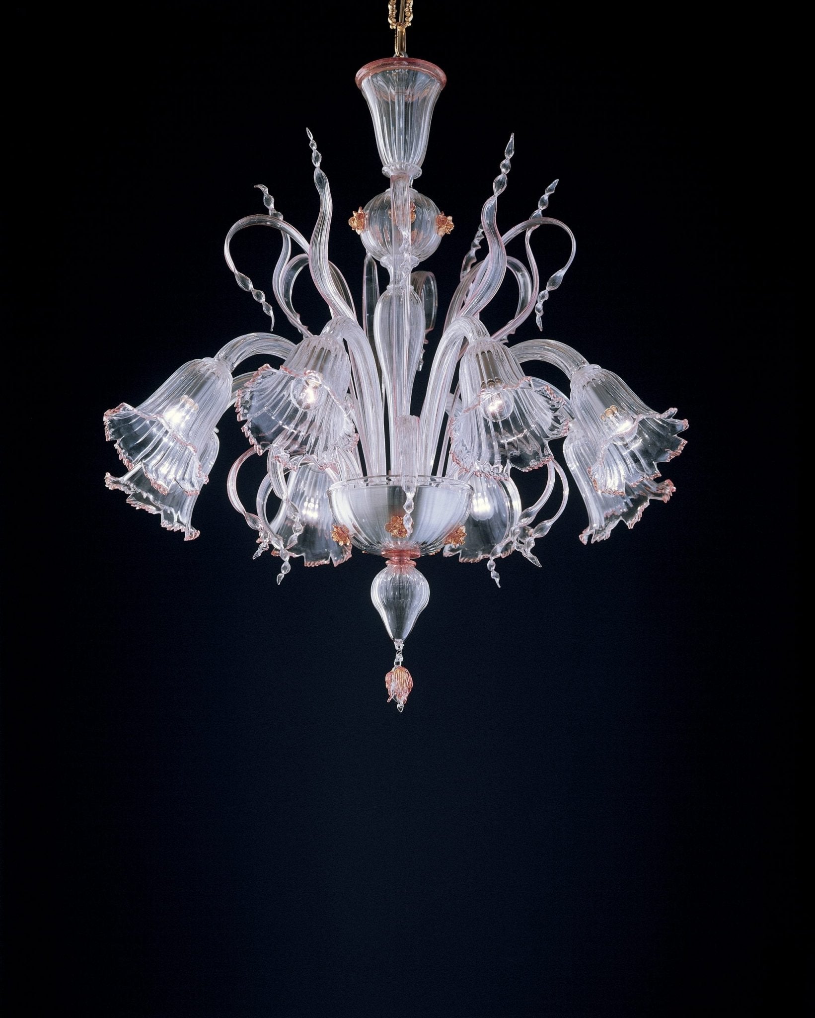 De Majo - 7056 K8 Kroonluchter mat zilver - KOOT