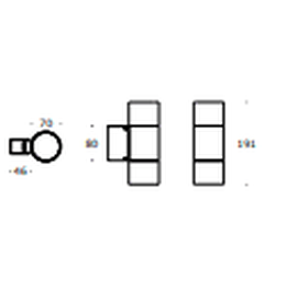 Dekko - Butalo UD buitenshuis wandlamp - KOOT