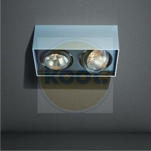 Dekko - Sitto Box 2x1 spot Wit - KOOT