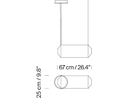Santa Cole - Tekiò Horizontal P1 hanglamp - KOOT