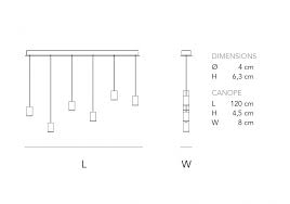 Quasar - Can 6 Hanglamp - KOOT