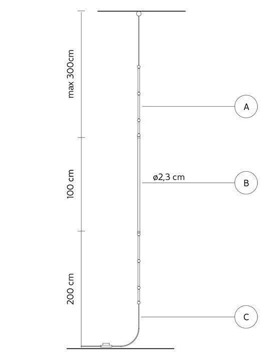 Karman - Leda HP293 Hanglamp/Vloerlmap - KOOT