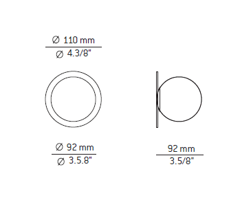 Estiluz - Alfi A-3740R / t-3740R wandlamp - KOOT