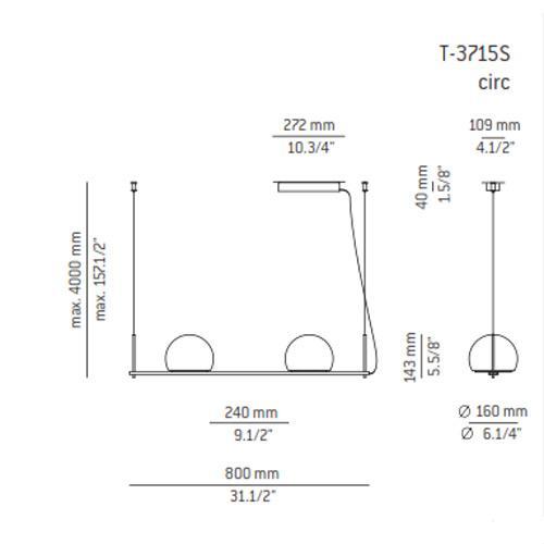 Estiluz - Circ T-3715S hanglamp - KOOT