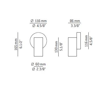 Estiluz - Cyls A-3900 wandlamp - KOOT