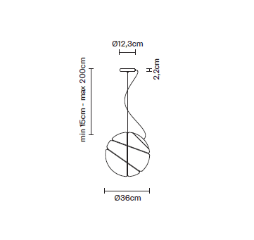 Fabbian - Armilla F50 hanglamp - KOOT
