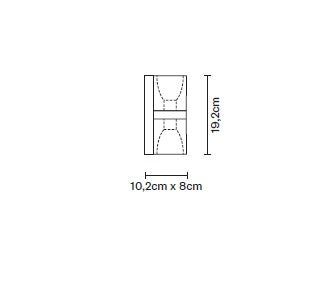 Fabbian - Cubetto D28 2 fix spots wandlamp - KOOT