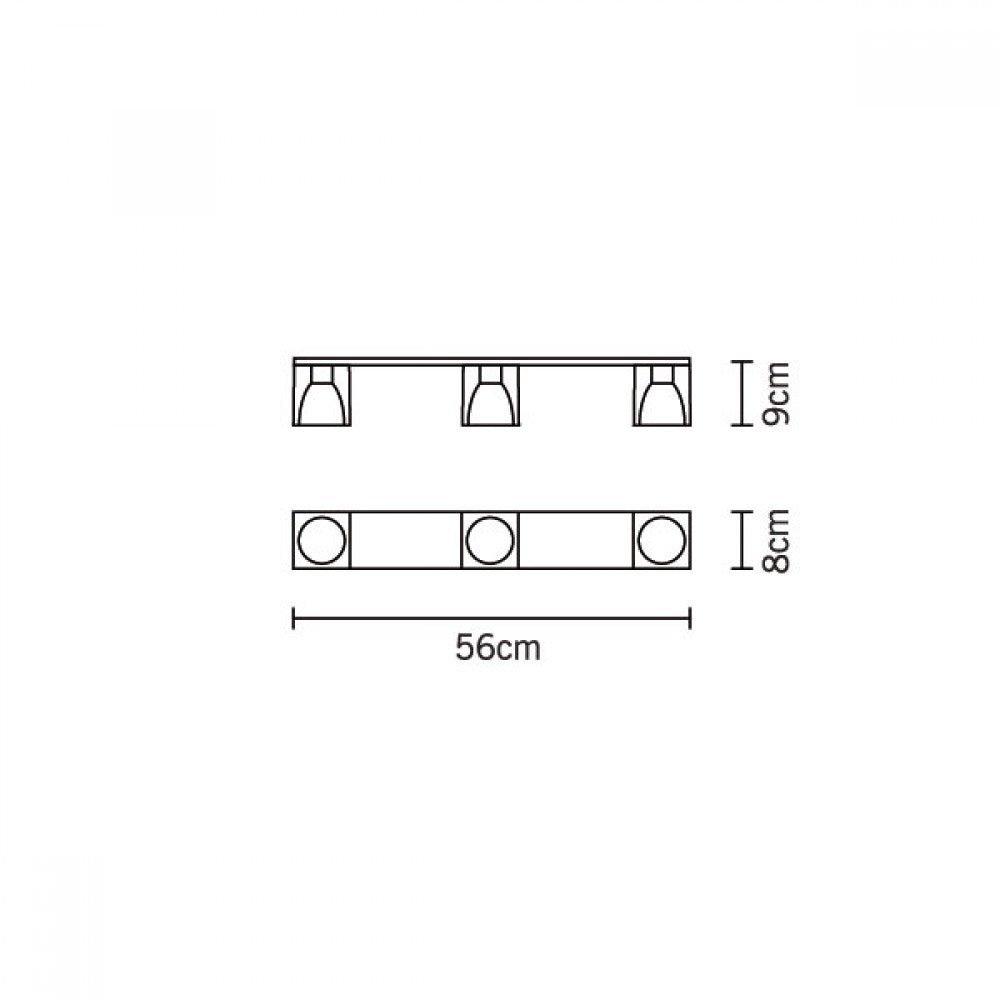 Fabbian - Cubetto D28 3 spots plafondlamp - KOOT