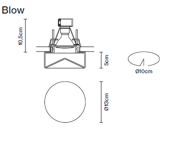 Fabbian - Faretti D27 blow inbouwlamp - KOOT