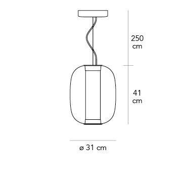 FontanaArte - Meridiano Medium Hanglamp - KOOT