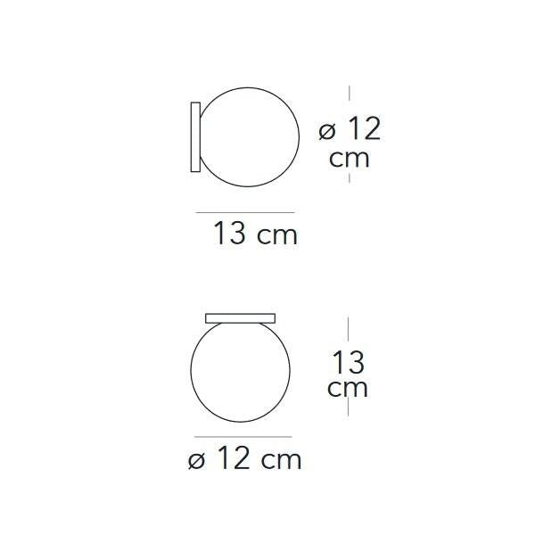 FontanaArte - Pallina  wand- of plafondlamp - KOOT