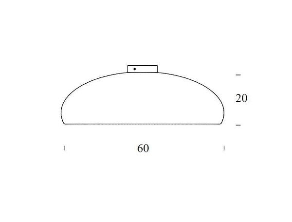 FontanaArte - Pangen Medium plafondlamp Wit - KOOT