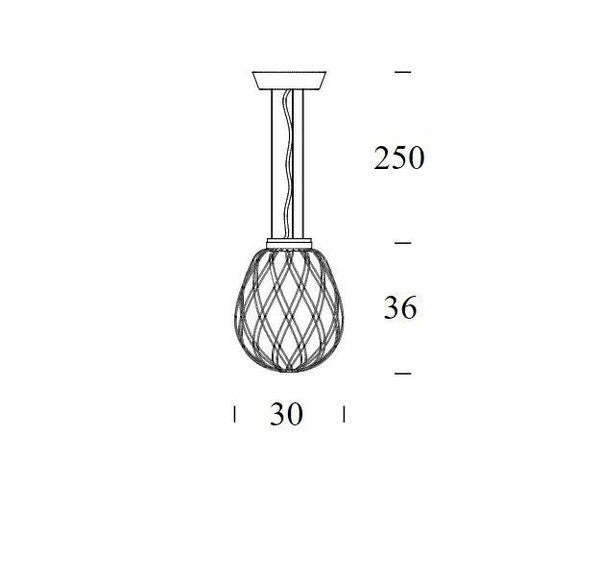 FontanaArte - Pinecone Hanglamp Medium - KOOT