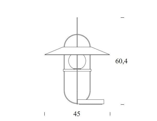 FontanaArte - Setareh Glass Medium tafellamp - KOOT