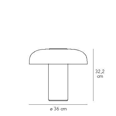 FontanaArte - Tropico Medium Tafellamp - KOOT