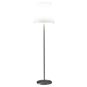 FontanaArte - 3247 Groot Vloerlamp nikkel wit - KOOT