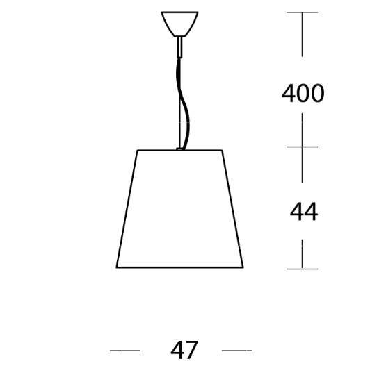 FontanaArte - Amax Medium Hanglamp wit - KOOT