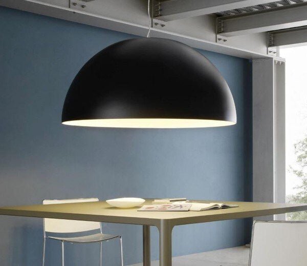 FontanaArte - Avico Groot Hanglamp zwart (transparant) - KOOT