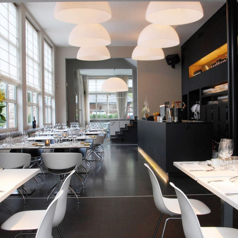 FontanaArte - Avico Klein Hanglamp wit (kabel blauw) - KOOT