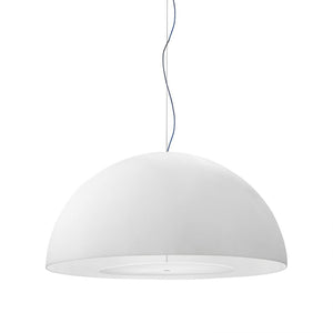 FontanaArte - Avico Medium Hanglamp wit (kabel blauw) - KOOT