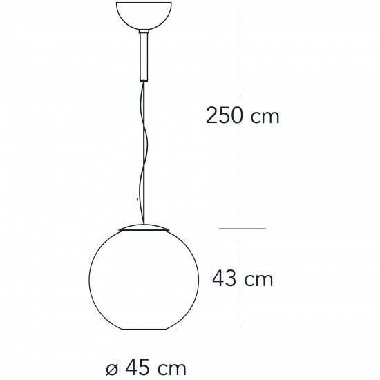 FontanaArte - Globo Di Luce Groot Hanglamp - KOOT