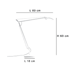 FontanaArte - Volee medium bureaulamp - KOOT