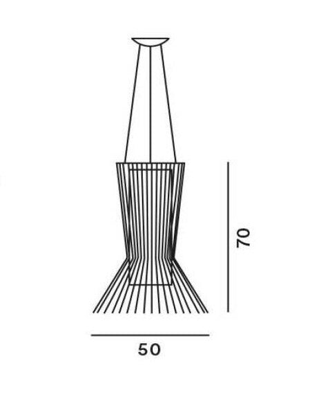 Foscarini - Allegretto Vivace Koper hanglamp - KOOT