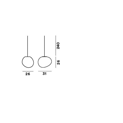 Foscarini - Gregg Outdoor hanglamp Wit - KOOT