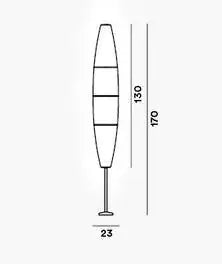 Foscarini - Havana met dimmer vloerlamp - KOOT