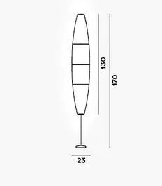 Foscarini - Havana met dimmer vloerlamp - KOOT