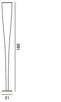 Foscarini - Mite vloerlamp Halo - KOOT