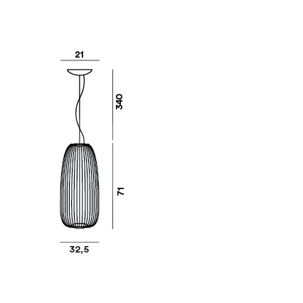 Foscarini - Spokes 1 Hanglamp - KOOT