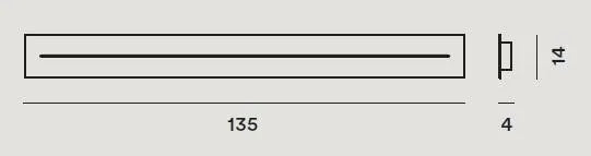 Foscarini - Toebehoren Multiple Canopy Linear 1m35 Wit - KOOT