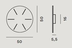Foscarini - Toebehoren Multiple Canopy Round Wit Accessoire - KOOT