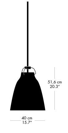 Fritz Hansen - Caravaggio Mat P3 hanglamp - KOOT