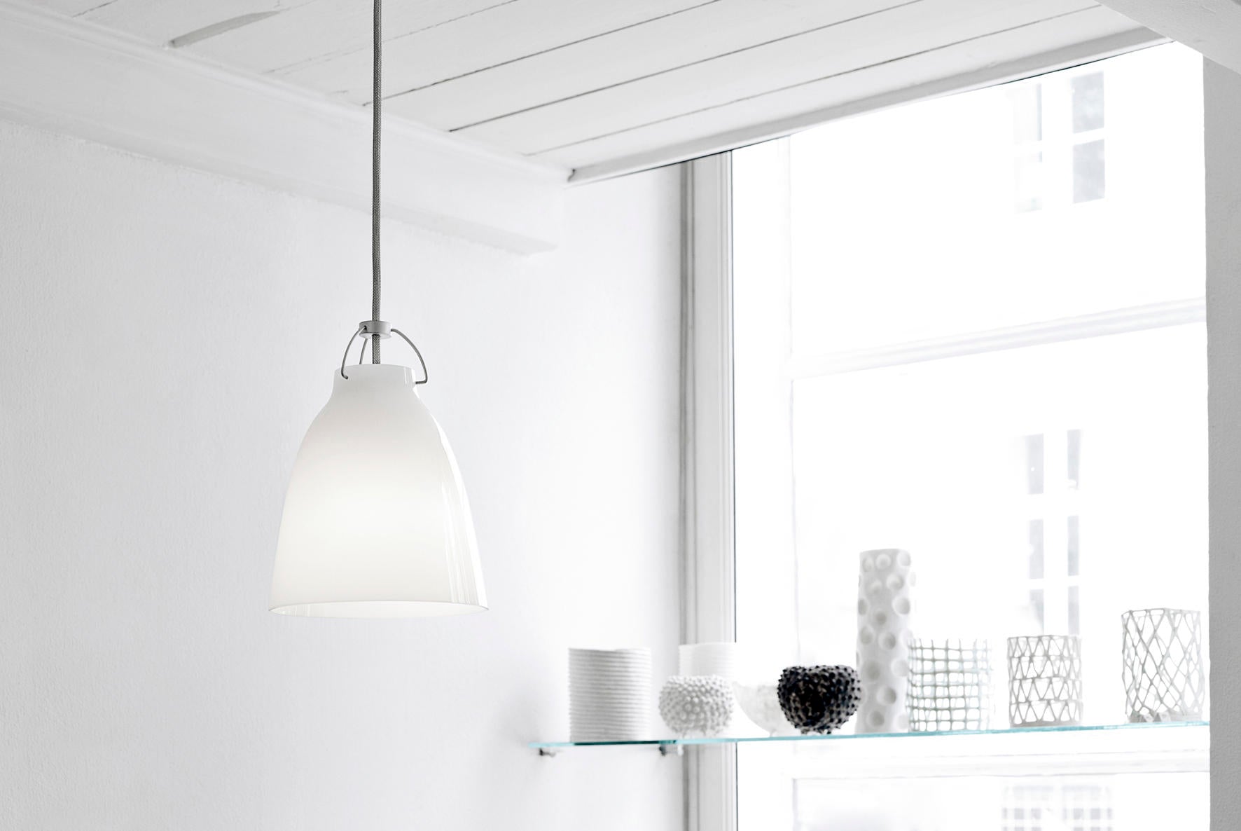 Fritz Hansen - Caravaggio P0 LED hanglamp opaal glas - KOOT