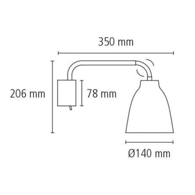 Fritz Hansen - Caravaggio Read Wandlamp - KOOT