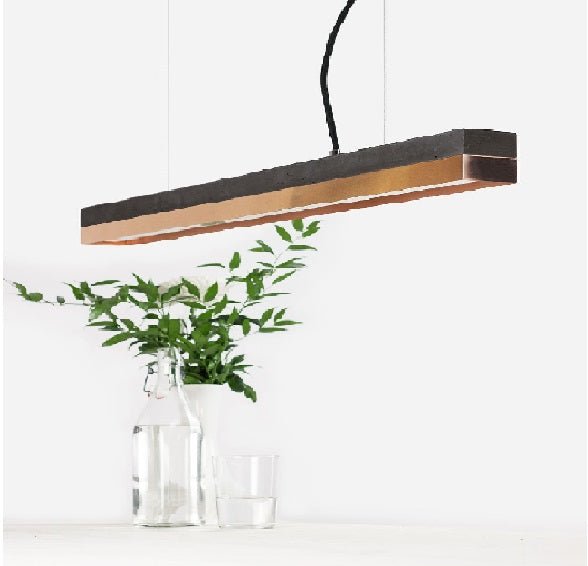 Gant - Concrete & Copper Pendant Light Hanglamp - KOOT