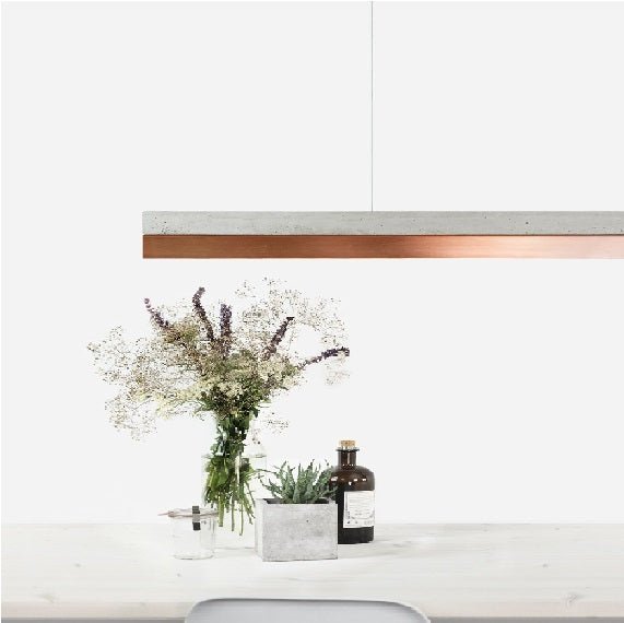 Gant - Concrete & Copper Pendant Light Hanglamp - KOOT