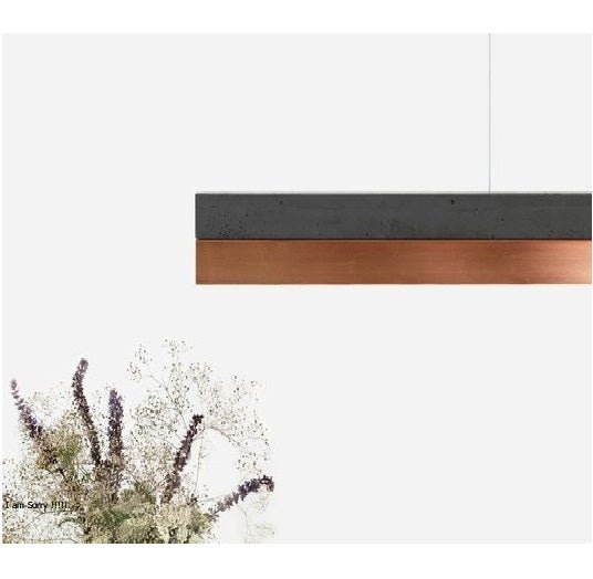 Gant - Concrete & Copper Pendant Light Hanglamp - KOOT