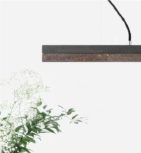 Gant - Concrete & Corten Steel Pendant Light Hanglamp - KOOT