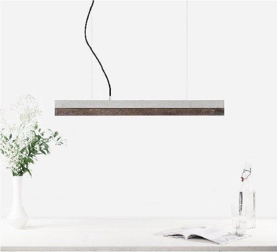 Gant - Concrete & Corten Steel Pendant Light Hanglamp - KOOT