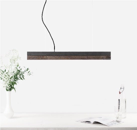 Gant - Concrete & Corten Steel Pendant Light Hanglamp - KOOT