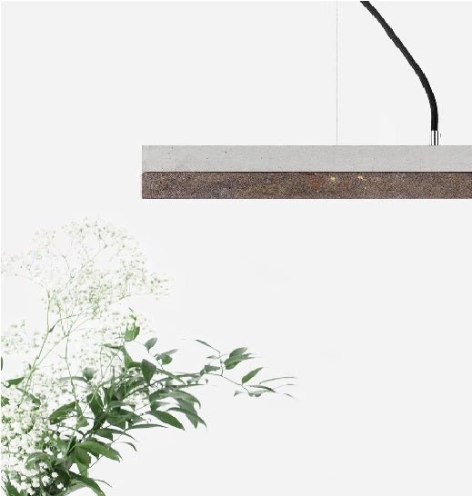 Gant - Concrete & Corten Steel Pendant Light Hanglamp - KOOT