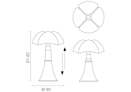 Martinelli Luce - Pipistrello Med Tafellamp - KOOT